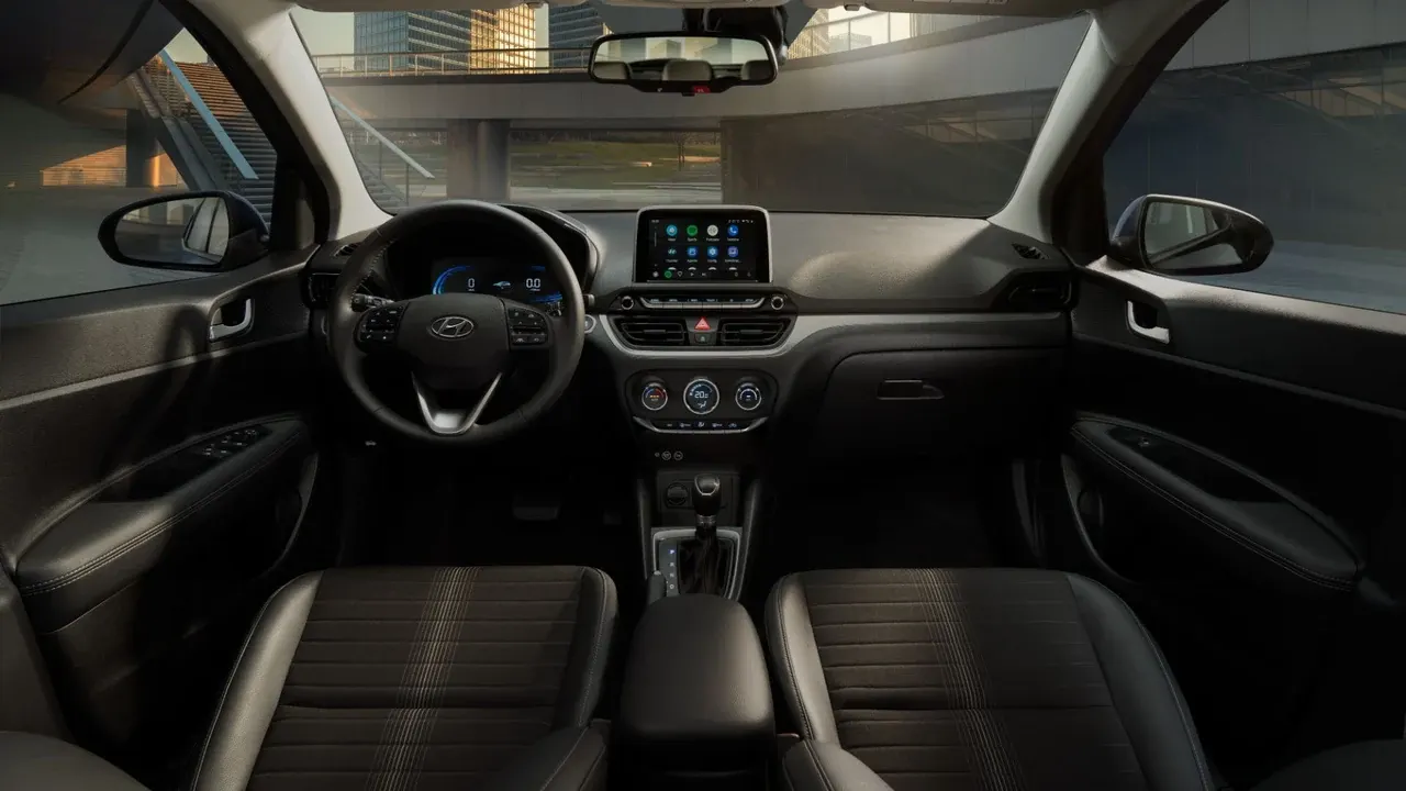 Painel e instrumentos do Hyundai HB20.