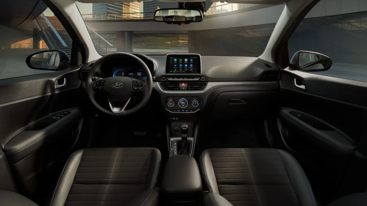 Painel e instrumentos do Hyundai HB20.